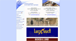 Desktop Screenshot of lucchesinelmondo.it